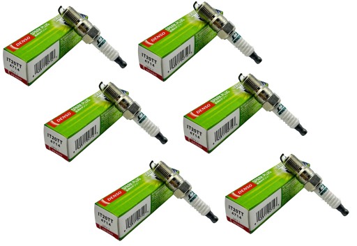6x іридієві свічки запалювання denso it20tt 4714 бензин lpg cng 6 штук