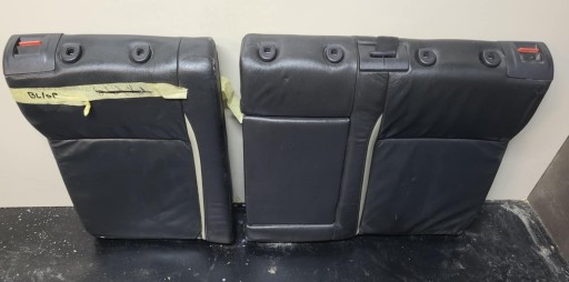 OPARCIE hinten KANAPY schwarze Leder SAAB 9-3 93 II AERO CZARNO BIALE KOMBI