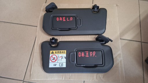 cover przeciwsloneczna sloneczniki visors Dacia Bigster R1310