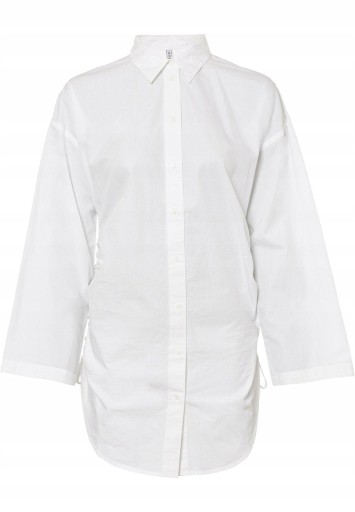 Bonprix ucl oversize marszczenia koszula biała 48 NH9