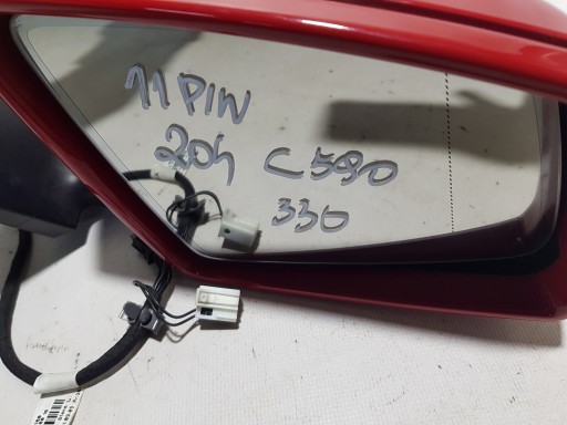 mirror MERCEDES W204 LIFT right C590 590 11 PIN