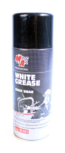 Имеет профессиональную смазку белый литиевый 400 мл