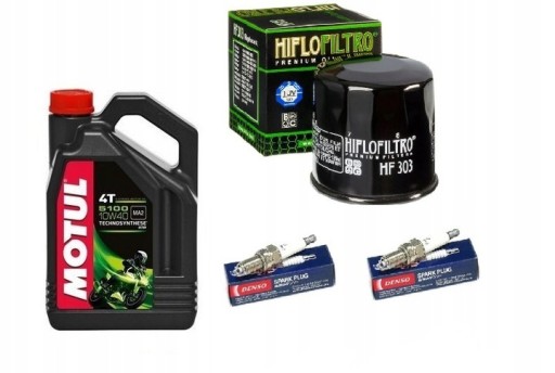 Масляний Motul Фільтр Свічки запалювання KAWASAKI ER5 96-03