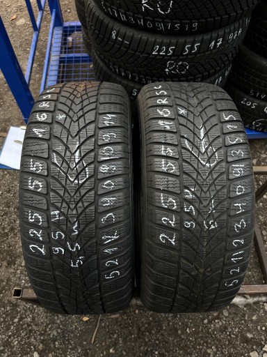 2 ШИНЫ 225/55R16 * RSC 95H DUNLOP SP WINTER SPORT 4D ВАРШАВА