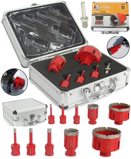 АЛМАЗНІ КОЛЬЦЕВІ ПИЛИ 6/8/10/35/68 ДЛЯ ПЛИТКИ RAPID