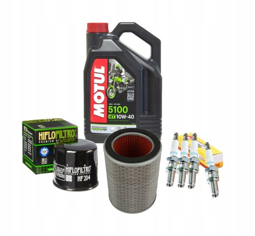 HF204 - Фільтр для свічок запалювання HONDA CB 900 HORNET SC48 Oil Motul 5100 10w40 NGK