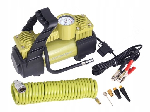 АВТОМОБІЛЬНИЙ КОМПРЕСОР КОЛІСНИЙ НАСОС 12В ДВУХПОРШНЕВОЙ