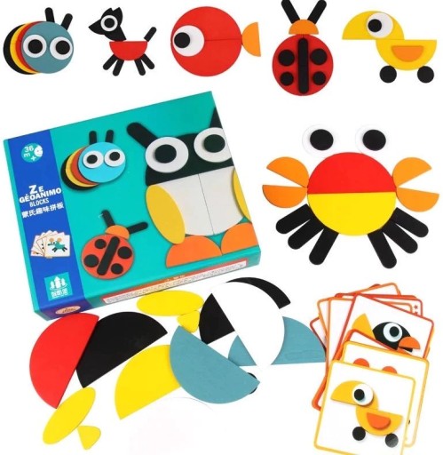 Монтессорі Доріс 016075 дерев'яна 48 шт.