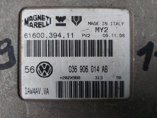 GOLF 4 1.4 B 0 36906014AB unité de commande électronique uce moteur