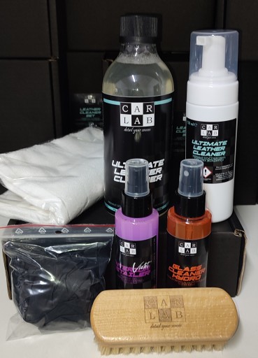 CARLAB Leather Cleaner Set Набір для чищення шкіри