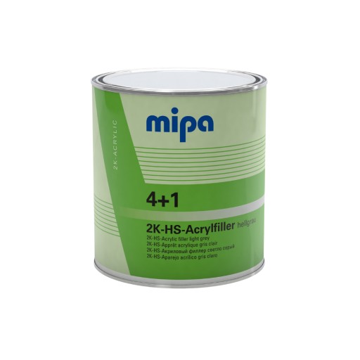 MIPA грунтовка 2K-HS-ACRYLFILLER 4+1 1л темно-сірий