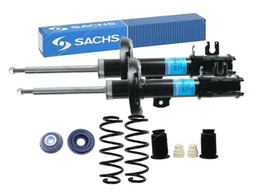 313 568 - Передние амортизаторы sachs, полный комплект, opel corsa d