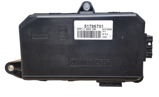 FIAT ЕЛЕКТРОННИЙ БЛОК УПРАВЛІННЯ CROMA 05-10, 51796701