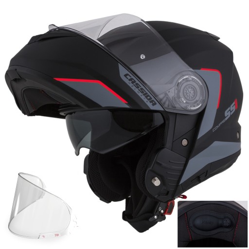 ШЛЕМ CASSIDA PINLOCK70 НАДУВНОЙ ВНУТРИ