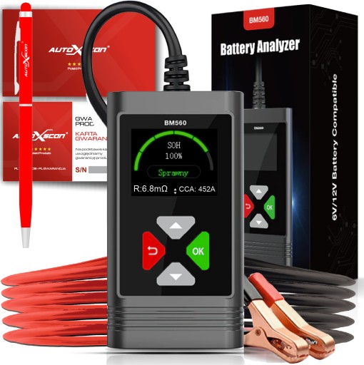АККУМУЛЯТОР ТЕСТЕР БАТАРЕИ ПОЛЬСКИЙ ЯЗЫК PRO-TEST