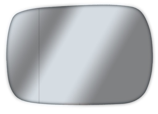 SV-59-48-AHG-L - ВСТАВКА ДЗЕРКАЛА СКЛО VOLVO XC70 XC90 -07 ASF + GR LE