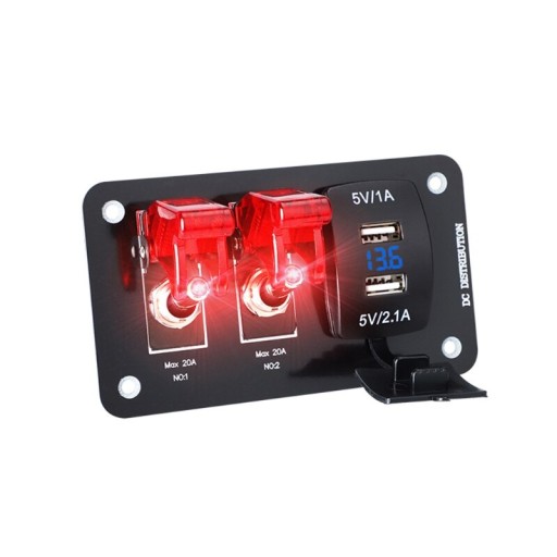 6935461237785 - для зарядного устройства USB панель питания розетка вольтметр