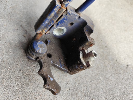 VW T5 hinge door right lower front of the passenger blue 7H0831412
