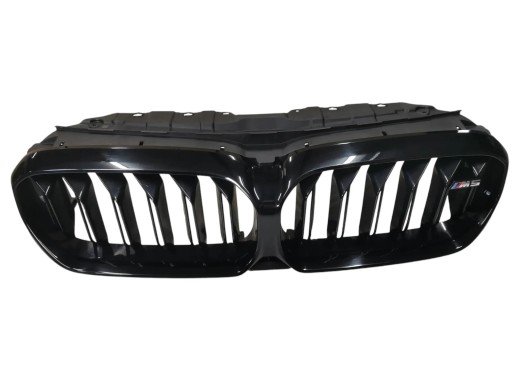 187156-10 - Передняя решетка, решетка радиатора, почкообразная решетка, жалюзи bmw m-5 f90 лифт