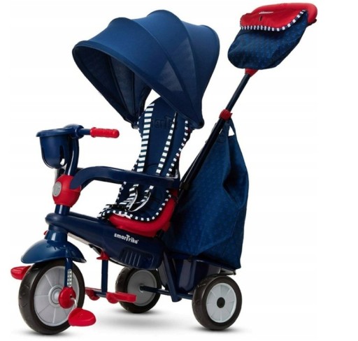 Триколісний велосипед Smart Trike WH08 червоний, синій