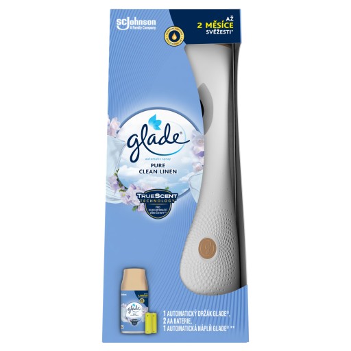 Glade Automatic Spray Zariadenie čistá sviežosť bielizne difuzér PURE LINEN