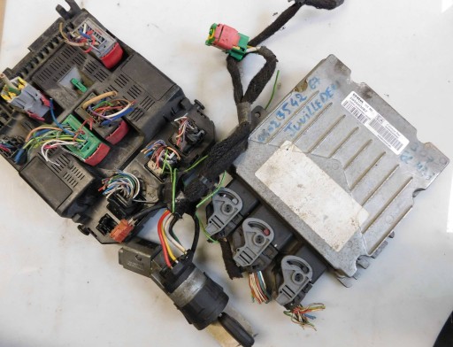 SID801 9646449280 - Peugeot 307 02r 2.0 hdi стартовий комплект комп'ютер bsi ключ 5ws40030b-t