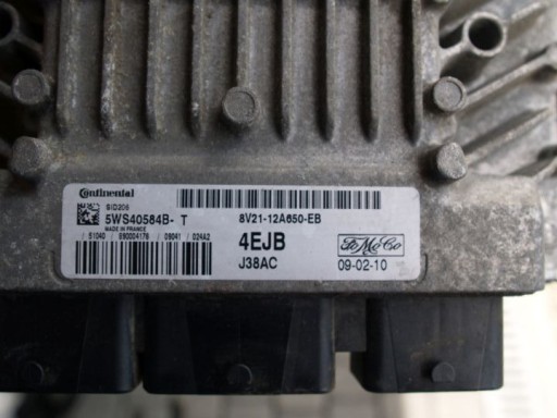 Ford Fiesta 07r 1,4 TDCI Ordinateur Moteur Allumage Instruments tachymètre compte tours Clé