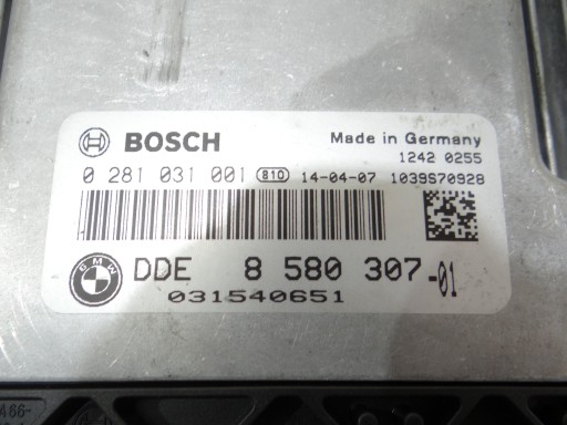 Computer Bedienteil DES MOTORS BMW X1 E84 N47D20C 8580307