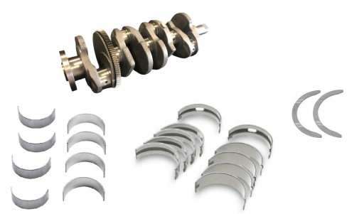 XWK103ZP - Коленвал с подшипниками opel 2.0cdti m9r