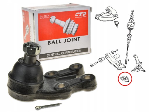 CBKH-16 - MITSUBISHI L400 94-01 рычаг управления передний нижний