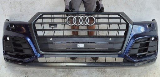 80A807438E - Audi q5 ii 2 s-line 16-20 передній бампер передня решітка радіатора спойлер