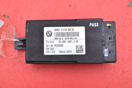 control unit module seat 921646802 BMW 4 F36 13-17