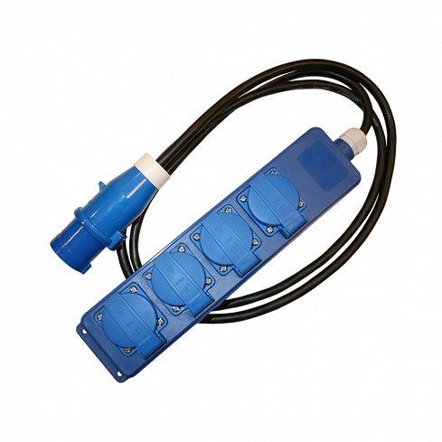 Z1-0405036 - Адаптер 16A / 150cm Cee-4x Schuko