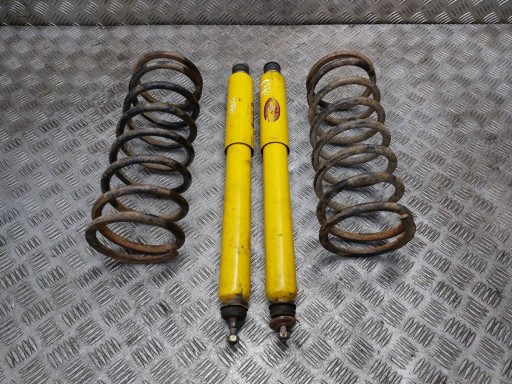 shock absorber + spring left front + right front LAND ROVER DISCOVERY and