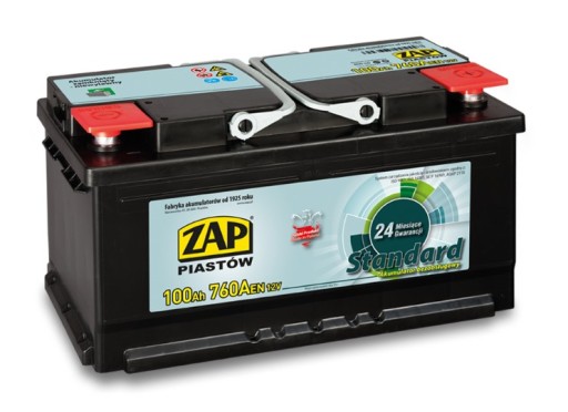600 60 - Акумулятор Zap Standard 12v 100ah 760A P + 60060