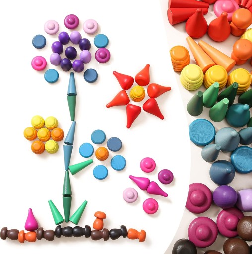 ПАЗЛ МОНТЕССОРІ СОРТЕР ФОРМИ ТА КОЛЬОРІВ