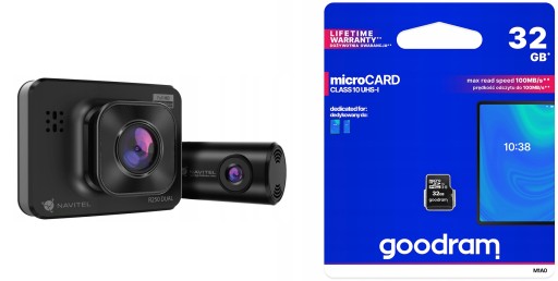 NAVITEL R250 подвійна автомобільна камера + 32GB