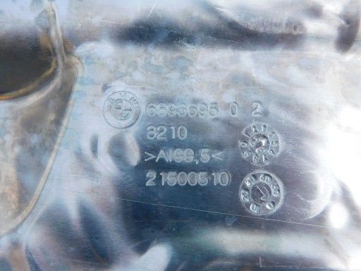 BMW X1 U11 Blende Abdeckung termiczna izolacja przekladni lenkrad Oryg 6893695
