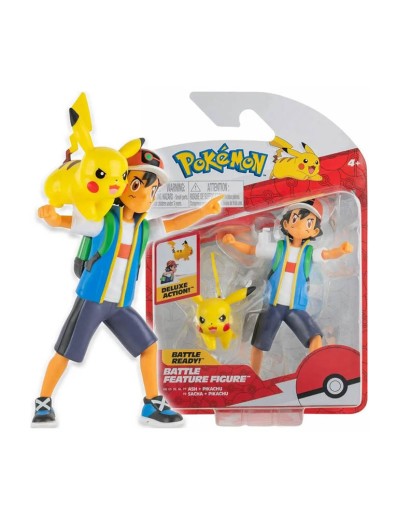 ORYGINALNE MINIFIGURKI POKEMON ASH PIKACHU (191726406914