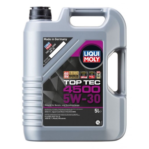 МАСЛО 5W-30 TOP TEC 4500 5л LIQUI MOLY 2318