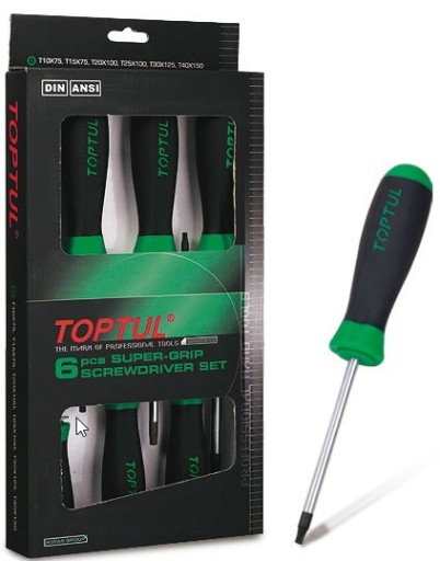 НАБІР ВИКРУТОК ПРОФІЛЬ: TORX, T10, T15