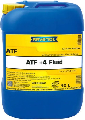 Ravenol atf +4 рідина - 10л
