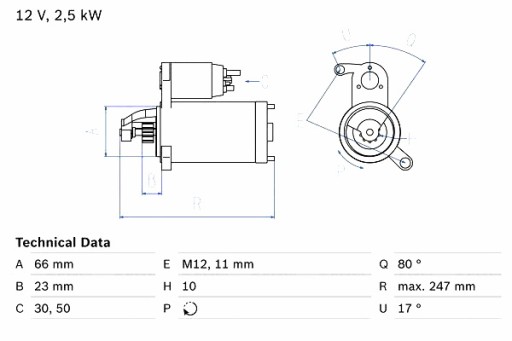 0 986 - Стартер audi a4 allroad b8 a4 b8 a5 a6 allroad c7 a6 c7 a7 a8 d4