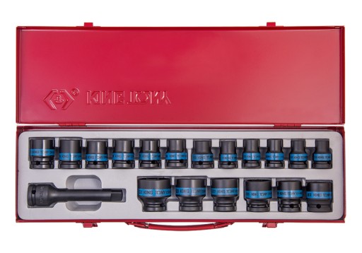 НАБІР ГОЛОВОК 1/2 19 шт. 6-кут. 10-32 мм