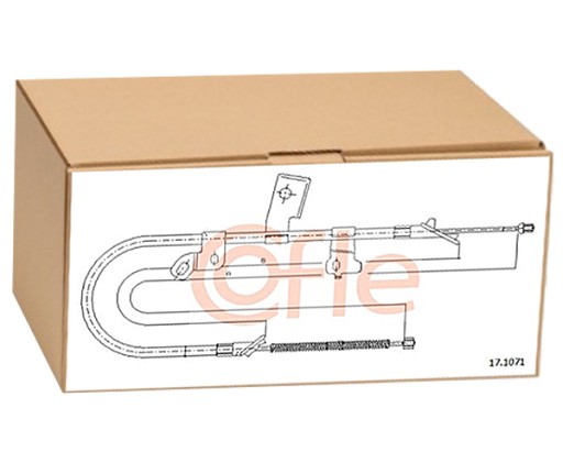 17.1071 - Трос ручного тормоза для TOYOTA YARIS 1,0 1,3 1,4