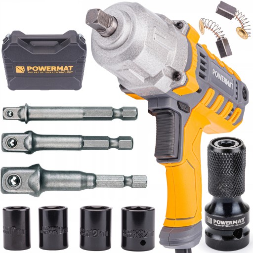 Ударний електричний гайковерт 2000 Вт 1/2 PM + адаптер