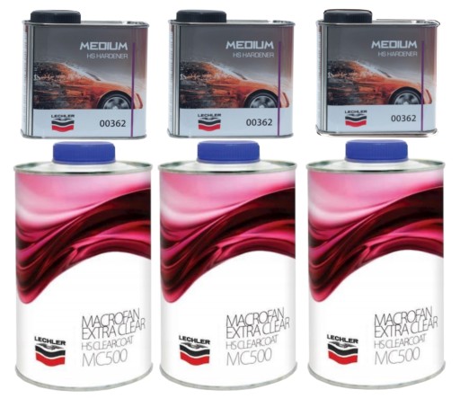 ЛАК LECHLER MC500 HS 3L + UTW. 1,5 Л СЕРЕДНІЙ 00362