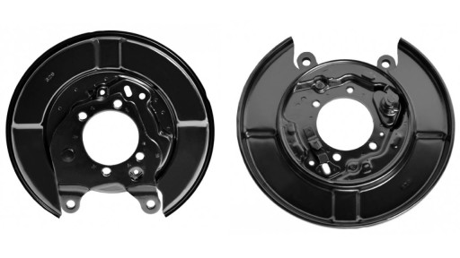 1606233780 -2 - ЩИТКИ ВЕТЧИНЫ ЗАДНИЕ L + P PEUGEOT 207 CC SW 06-15