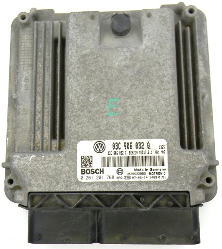 0261201768 03c906032q контроллер двигателя