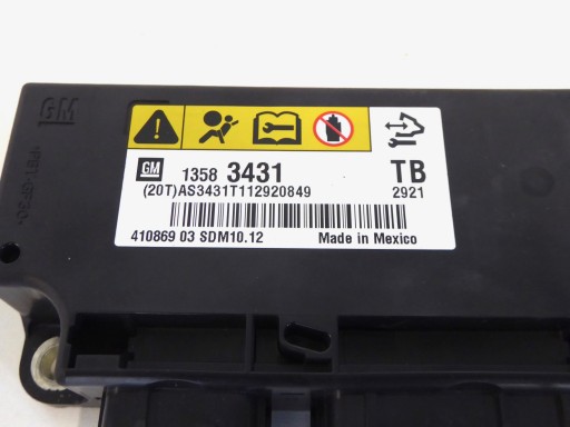 SENSOR modul airbagov OPEL INSIGNIA A